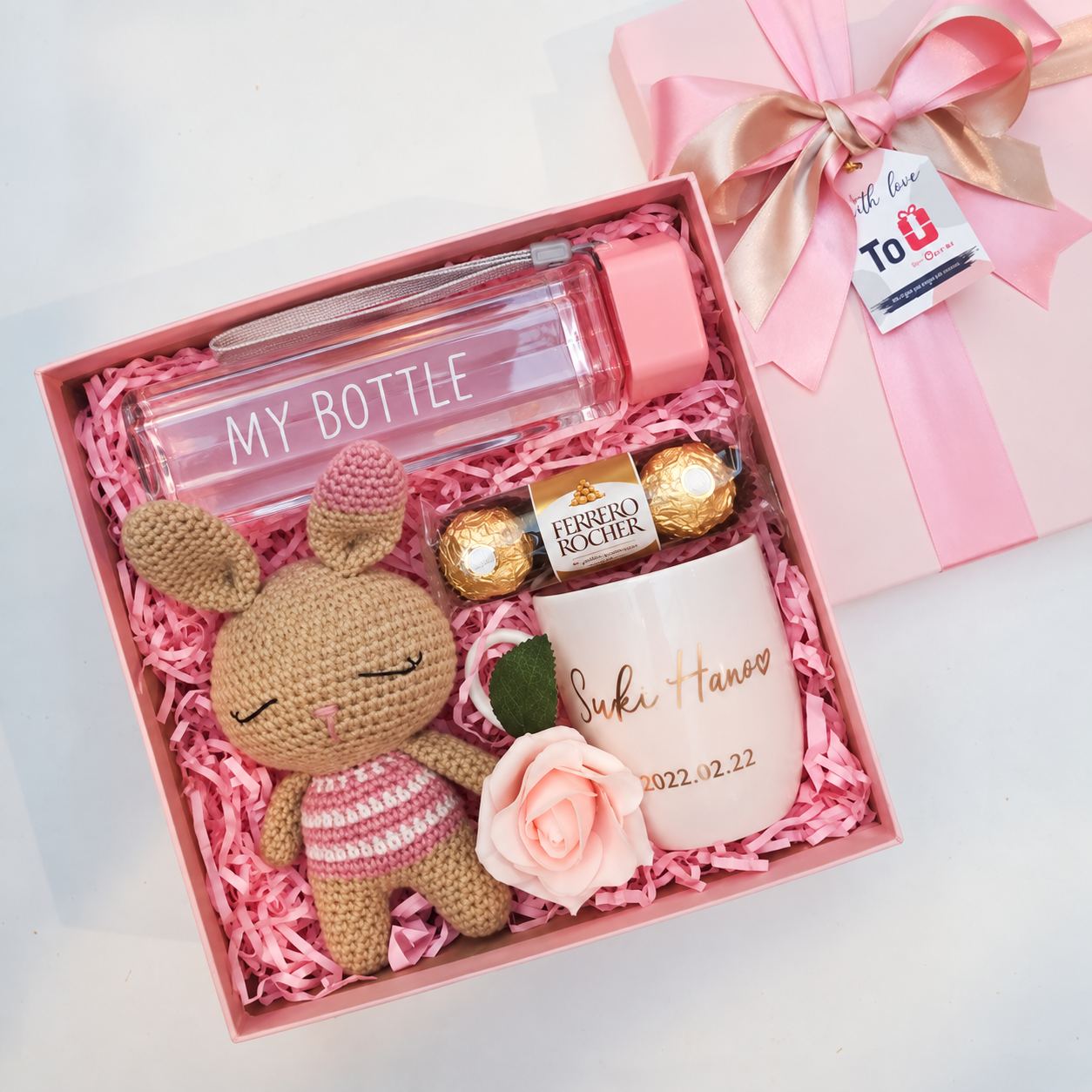 Pastel Pink Gift Box Hamper