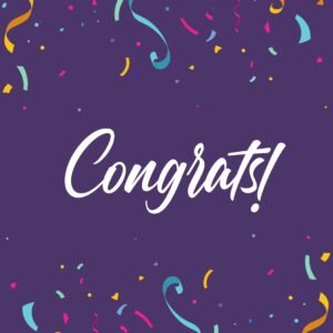 Congrats