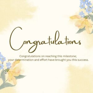 Congratulations